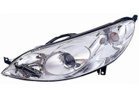Headlight left until '08 H7+H1 +Electric Motor 4060961 Van Wezel