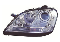 Headlight left until 7/'08 H7+H7 including actuator 3087961 Van Wezel