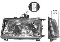 Headlight left until 7/'96 +Elinks REG. Type VALEO 4912943 Van Wezel