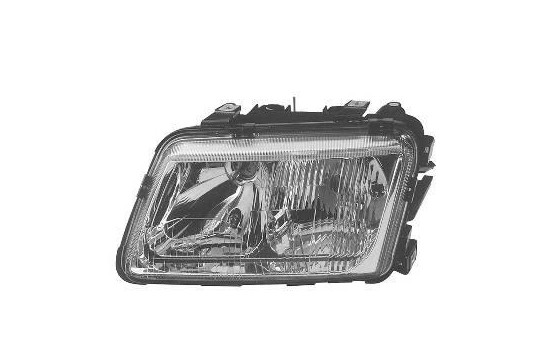 Headlight left until 9/'00 (with FOG LIGHT, without ADJUSTING MOTOR) 0330963 Van Wezel, Image 2