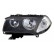 Headlight left until 9/'06 H7+H7 0680963 Van Wezel
