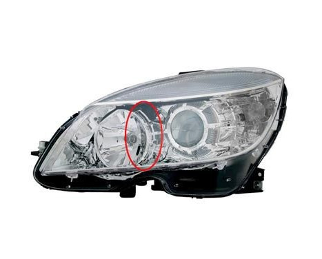 Headlight left until 9/'07 H7+H7 3091961 Van Wezel, Image 2