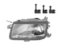 Headlight left until 9/'94 +/-Elinks REG. 3734941 Van Wezel