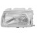 Headlight left until 9/'99 including MOTOR 5824961 Van Wezel