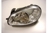 Headlight left with flashing light + electric 8140961 Van Wezel