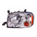Headlight left with flashing light from 11/'01 H4 + electric 1346963 Van Wezel