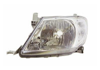 Headlight left with flashing light from 11/'08 H4 + Electric Control Links 5486961 Van Wezel