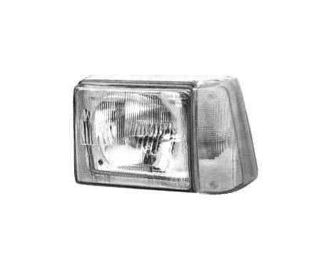 Headlight left with flashing light from '86 ORANGE 1708941 Van Wezel, Image 2