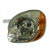 Headlight left with flashing light from 7/'01 + electric 8203961 Van Wezel
