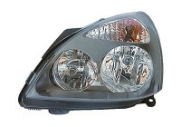Headlight left with flashing light from year 1st month 2004 (Rand Gray) 4341963 Van Wezel