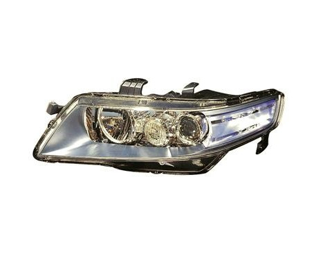 Headlight left with flashing light H1+H1 +electric 2573961 Van Wezel