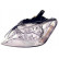 Headlight left with flashing light H1+H7 + Electric Motor 1862963 Van Wezel, Thumbnail 2