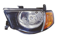 Headlight left with flashing light H4 + electric 3295961 Van Wezel