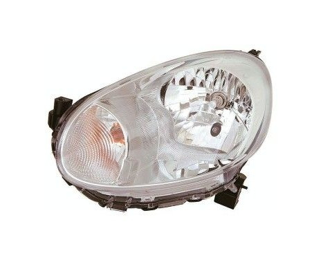Headlight left with flashing light H4 + electric 3334961 Van Wezel, Image 2