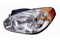 Headlight left with flashing light H4 + electric 8226961 Van Wezel