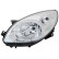 Headlight left with flashing light H4 including ADJUSTING MOTOR Chrome 4371963 Van Wezel, Thumbnail 2