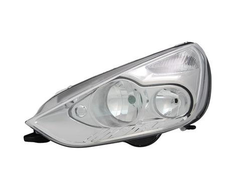 Headlight left with flashing light H7+H1 + Electric Motor 1869961 Van Wezel