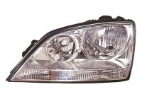 Headlight left with flashing light until 4/'06 including actuator 8385961 Van Wezel