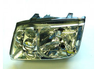 Headlight left with flashing light with FOG LIGHT HOLE H4+H3 5892963 Van Wezel