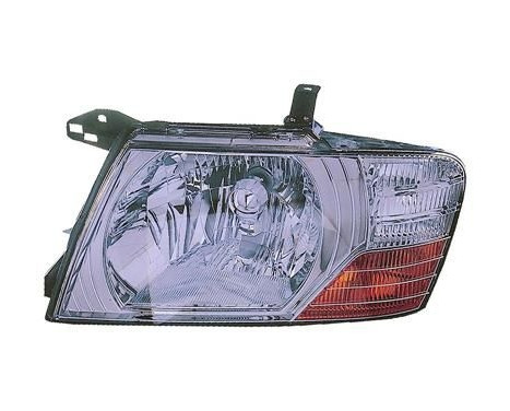 Headlight left with indicator +Elect.Reg. CHROME 3244961 Van Wezel, Image 2