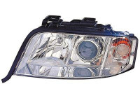 Headlight left with indicator from 08/01+ 2 X H7 0317961 Van Wezel