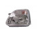 Headlight left with indicator from 09/'02+ H4 3701965 Van Wezel