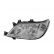 Headlight left with indicator from 09/'02 H7+H3 without FOG HOLDER 3076965 Van Wezel
