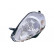 Headlight left with indicator from 11/'08 H4 1624963 Van Wezel