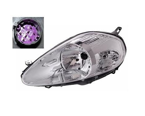 Headlight left with indicator from 11/'08 H4 1624963 Van Wezel, Image 2