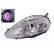 Headlight left with indicator from 11/'08 H4 1624963 Van Wezel, Thumbnail 2