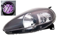 Headlight left with indicator from 11/'08 H4 Smoked 1624967 Van Wezel