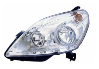 Headlight left with indicator from 2/'08 H7+H1 +Elinks Mot 3796961 Van Wezel