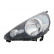 Headlight left with indicator from '04 H4 2543963 Van Wezel