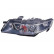 Headlight left with indicator H1+H1 2571961 Van Wezel