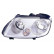 Headlight left with indicator H1+H7 5867961 Van Wezel