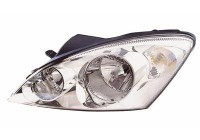 Headlight left with indicator H1+H7 Chrome +ElektrischReg. 8353961 Van Wezel