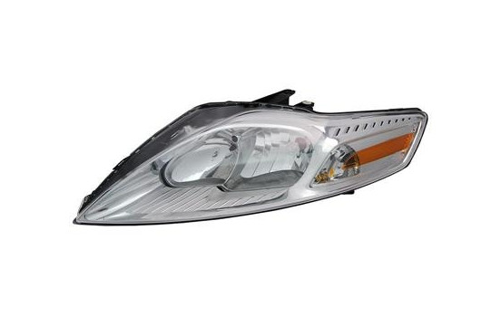 Headlight left with indicator H1+H7 including actuator 1881961 Van Wezel