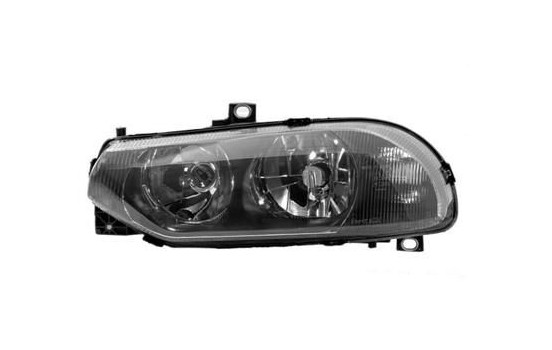 Headlight left with indicator H1+H7 Smoked 0156963 Van Wezel, Image 2