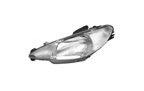 Headlight left with indicator H4 4028961 Van Wezel, Image 2