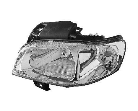 Headlight left with indicator H4 4914961 Van Wezel