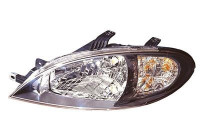 Headlight left with indicator H4 +ELECTRIC Motor 8125961 Van Wezel