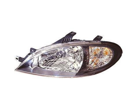 Headlight left with indicator H4 +ELECTRIC Motor 8125961 Van Wezel