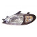 Headlight left with indicator H4 +ELECTRIC Motor 8125961 Van Wezel