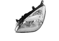 Headlight left with indicator H4 + H7 0961981 Van Wezel