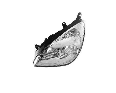Headlight left with indicator H4 + H7 0961981 Van Wezel