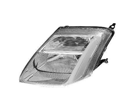 Headlight left with indicator H4 + Motor 0917961 Van Wezel