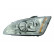 Headlight left with indicator H7+H1 1863961 Van Wezel