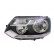 Headlight left with indicator H7+H15 including MOTOR 5790963 Van Wezel