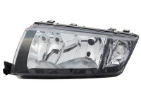 Headlight left with indicator H7 + H3 BLACK 7625963 Van Wezel