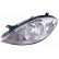 Headlight left with indicator H7+H7 Classic/Eleg 3017961 Van Wezel
